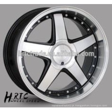 HRTC 17 * 7.5,18 * 8.0 face da máquina Replica 3sdm 0.06 Car Roda de liga leve